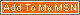 add rss to my msn